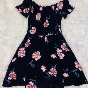 Floral black dress from Pacsun